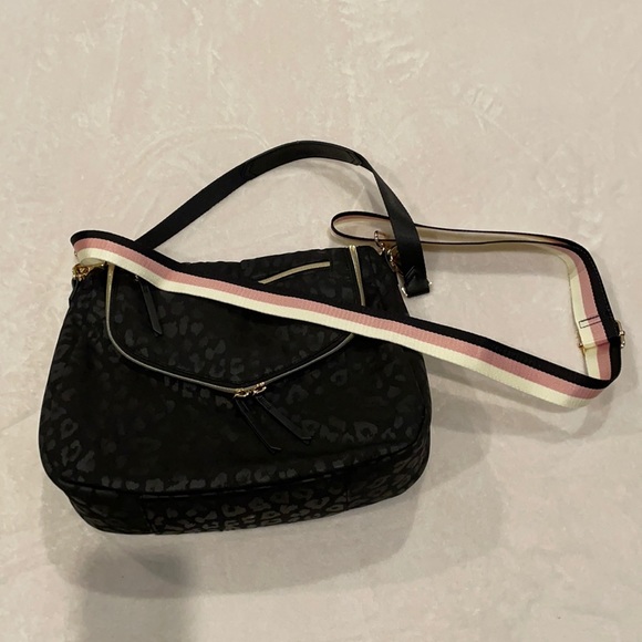 Stella & Dot Handbags - Stella & Dot black leopard hobo bag